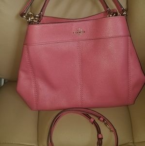 Pink coach purse